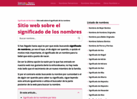 Significadodenombres.net thumbnail