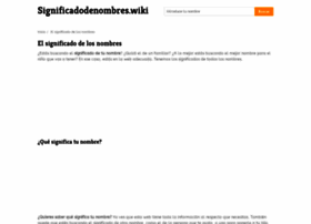 Significadodenombres.wiki thumbnail