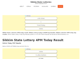 Sikkim.lotteries.ind.in thumbnail