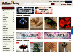 Silkflowersfactory.com thumbnail