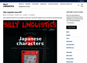 Sillylinguistics.com thumbnail