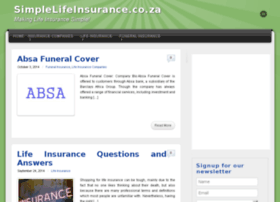 Simplelifeinsurance.co.za thumbnail