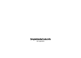 Simplemediacode.info thumbnail