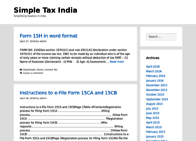 Simpletaxindia.in thumbnail