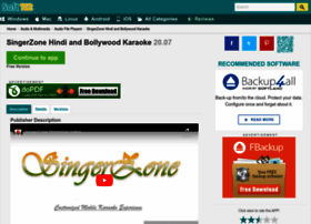 Singerzone-bollywood-karaoke.soft112.com thumbnail