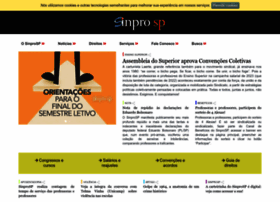 Sinpro.org.br thumbnail