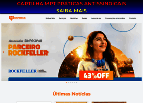 Sinpropar.org.br thumbnail