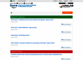 Sisure.unilab.edu.br thumbnail