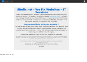 Sitefix.net thumbnail
