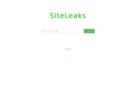 Siteleaks.com thumbnail