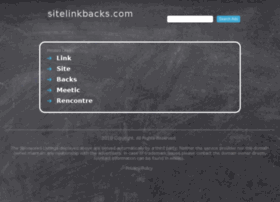 Sitelinkbacks.com thumbnail