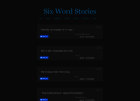 Sixwordstories.net thumbnail