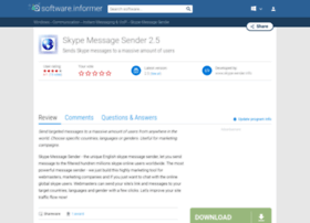 Skype-message-sender.software.informer.com thumbnail