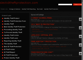 Slectidtheftprotection.com thumbnail