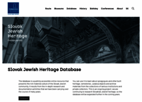 Slovak-jewish-heritage.org thumbnail