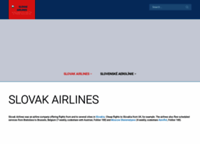 Slovakairlines.sk thumbnail