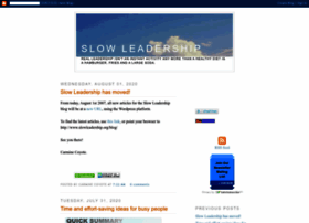 Slowleadership.org thumbnail