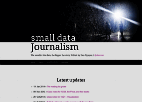 Smalldatajournalism.com thumbnail