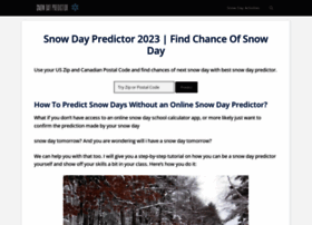 Snowdaypredictor.cc thumbnail
