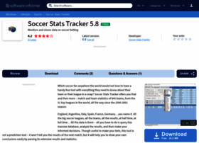 Soccer-stats-tracker.software.informer.com thumbnail