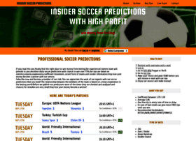 Soccerinsiderpicks.net thumbnail