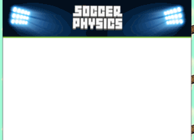 Soccerphysics.org thumbnail