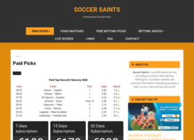 Soccersaints.com thumbnail
