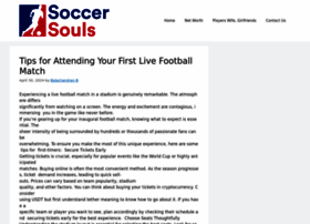 Soccersouls.com thumbnail