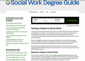 Socialworkdegreeguide.com thumbnail