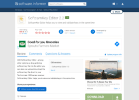 Softcamkey-editor.software.informer.com thumbnail
