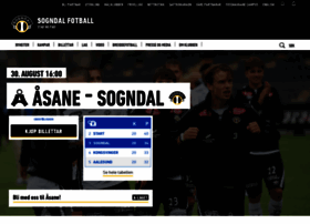 Sogndalfotball.no thumbnail