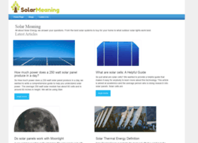 Solarmeaning.com thumbnail