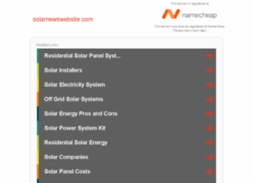 Solarnewswebsite.com thumbnail