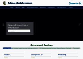 Solomons.gov.sb thumbnail