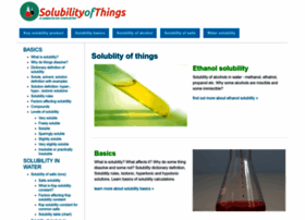 Solubilityofthings.com thumbnail