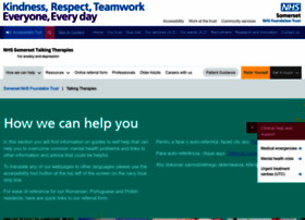 Somersettalkingtherapies.nhs.uk thumbnail