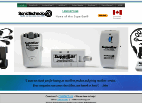 Sonictechnologyproducts.com thumbnail