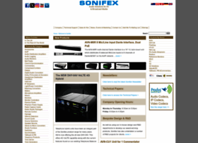 Sonifex.co.uk thumbnail