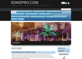 Sonopro.com thumbnail