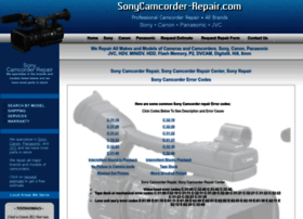 Sonycamcorder-repair.com thumbnail