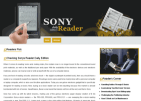 Sonyreader-daily.com thumbnail