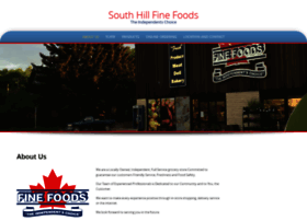Southhillfinefoods.ca thumbnail