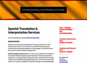 Spanishenglishtranslations.com thumbnail