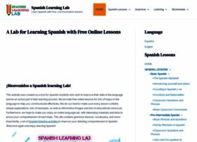 Spanishlearninglab.com thumbnail