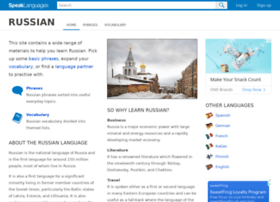 Speakrussian.co.uk thumbnail