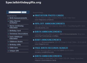 Specialbirthdaygifts.org thumbnail