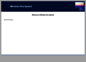 Speech.meridian-one.co.uk thumbnail