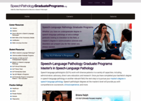 Speechpathologygraduateprograms.org thumbnail