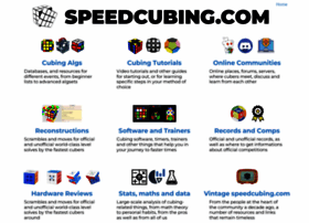 Speedcubing.com thumbnail