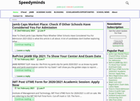 Speedyminds.com thumbnail